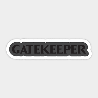 Gatekeeper Sticker